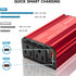 FSATBTNE 400W Power Inverter, DC 12V to 110V AC Car Plug Adapter with Fast Charging Ports and 2 AC Outlets