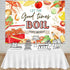 Mocsicka (8x6ft) Let The Good Times Boil Backdrop Crawfish Theme Delicious Food Birthday Party Background Lobster