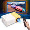 Mini LED Projector, Portable Private Home Theater Projector, 1080P HD Indoor & Outdoor Multi-Function Travel Projector
