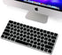 XSKN Arabic Language Ultra Thin Silicone Keyboard Skin Cover for Magic Keyboard 2015 Version, Black