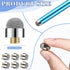 24 Pieces 0.30 Inch (Dia) Stylus Replacement Fiber Tip Compatible with MEKO and Bargains Dept 0.3-inch Tip Series Stylus