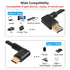 SinLoon 90 Degree Retractable USB Type C Spring Cable, 5Gbps USB3.0 to USB C for Phone, Tablet, Other Devices (Right)