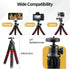 Sensyne Phone Tripod, Flexible Cell Phone Tripod with Wireless Remote, Mini Travel Stand, Compatible with All Cell