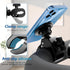 EFEALL Magnetic Phone Holder, Strong Magnet Stroller Phone Mount with Two Metal Rings, for Indoor Gym Equipment(