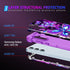 Miqala Case for Galaxy A55 5G/A35 5G, Glow in The Dark Heavy Duty Shockproof Protection - Purple