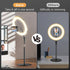 Wowcati 10" Desk Ring Light with Magnetic Phone Stand for Zoom Meetings, Ring Lights for Video Recording, Laptop Light