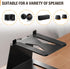 Mounting Dream Desktop Speaker Stand, Tilted Studio Monitor up to 15°, Set of 2 Bookshelf Speaker Stand