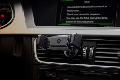One Touch Grip Air Vent Mount, Universal Car Phone Holder, Quick Grip Design for All Mobile Phones