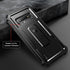 Dexnor Heavy Duty Military Grade Protection Case for Samsung Galaxy S10+ Plus, Black with Built-in Screen Protector and
