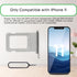 iPhone 11 Silver SIM Card Tray Holder Replacement Single SIM Version with Waterproof Rubber Ring Repair Tool Kit A2111