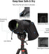 NEEWER Camera Rain Cover, Durable Nylon Raincoat for Canon Sony Nikon DSLR Mirrorless Vlog Camera & Lenses Within 200mm