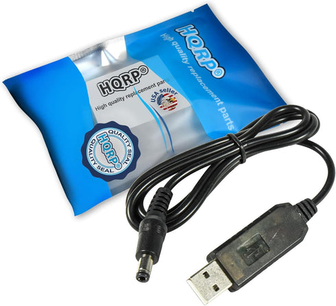 5V 12V HQRP USB to DC Step-Up Module Converter Cable Compatible with Household Electronics, Mobley Device, Portable DVD