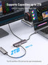 Lemorele USB C to Dual HDMI Adapter, 10-in-1 USB C Docking Station for Windows, Dual Monitors, USB 3.0, 100W PD