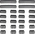 CTWHA 24PCS Computer Wire Harness Comb Wire Harness Comb 18AWG Wire Clip 24