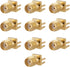 10Pcs SMA Female Jack Connector Brass PCB Clip Mount Base