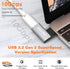 AGVEE [4 Pack 90 Degree Right Angled USB-C Male to USB-C Female Adapter (Type-C 3.2 Gen 2) Converter Video Type-C 10G Data Extension Coupler Connector, Gray
