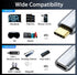 1.5ft 3.3ft 5ft 6.6ft 10ft, 20Gbps/4K@60Hz USB3.2 240W 17 16 15 PSVR2/Hub/iPad 1.5ft USB C Extension Cable, Video