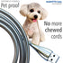 Metal Braided USB Fast Charging Cable - Durable 6ft Tangle Free Heavy Duty USB2.0 Sync Charger Cords (2-pack)