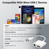 USB C to 3.5mm Headphone and Charger Adapter 2-Pack, 2-in-1 Dongle Cable with PD Fast Charging for iPhone 15 Pro Max