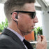 CP200 Earpiece Headset, Black, G Shape, PU Material, Compatible with Motorola Walkie Talkies CLS1110, CLS1413, CLS1450