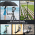 BRDRC Double Clamp Mount Umbrella Holder Camera Pole Bracket for Stroller Wheelchair Monitor Magic Socket Arm Desk