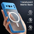 JETech Shockproof Magnetic Case for Google Pixel 8 Pro 6.7" (2023) - Translucent Matte Back, MagSafe Compatible (Bay)