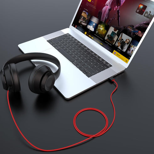 USB to 3.5mm Headphones Charging Cable Compatible with Beats by Dr Dre Solo/Studio Wireless Headphones, MP3 Player