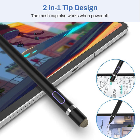 Stylus Pens for Touch Screens, Universal Fine Point Stylus for iPad, iPhone, iOS/Android Smart Phone, Precise Writing