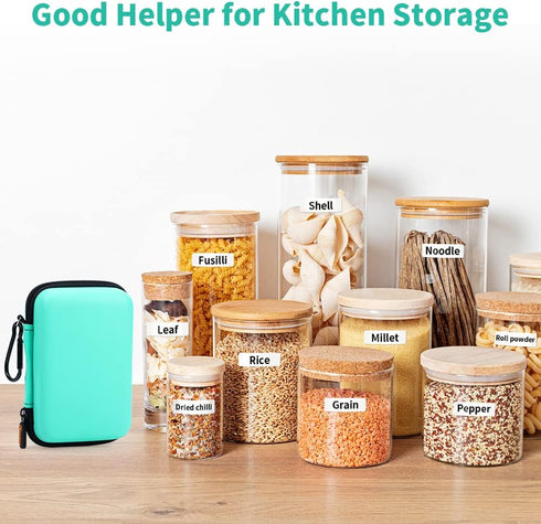 Phomemo D30 D35 Label Maker Case, Waterproof Storage Bag for NELKO P21/NIIMBOT D11/SUPVAN E10, Box Only