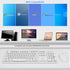 Wireless Keyboard Mouse Combo, 104 Keys Cute White Keyboard with Number Pad & Mouse for Windows, Laptop