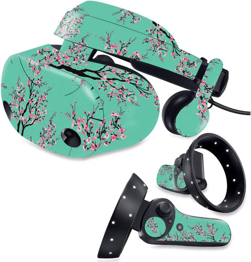 MightySkins Skin for Samsung Odyssey Plus VR - Cherry Blossom Tree | Unique Vinyl Decal Wrap Cover | Easy to Apply,