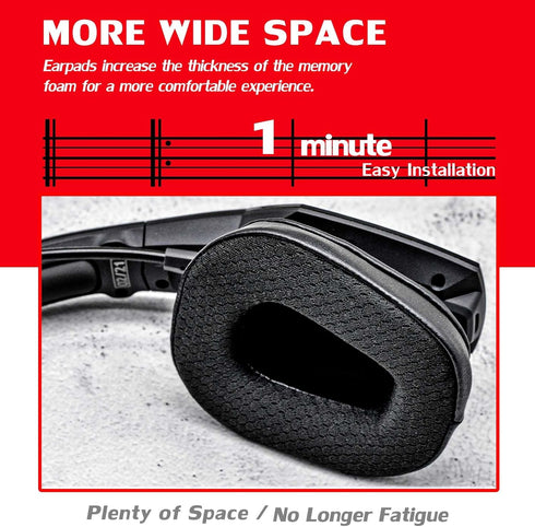 Ear Pads Compatible with B450-XT B550-XT Headset, Microphone Foam with Cooling Gel Breathable Mesh