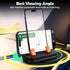 SINOTATO 360 Car Dashboard Phone Holder Rotatable Non-Slip Silicone Pad Car Phone Mount with Parking Number Plate Fit