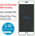 HPTech Tempered Glass Screen Protector (2 Pack) for iPhone 8 Plus, 7 Plus, 6S Plus, 6 Plus, 5.5-Inch