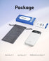 Orfeika 10000mAh Pack Portable Phone Charger, Portable Charger Power Bank with Built-in Cables, Travel Essential