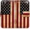 Galaxy A10e Case, Retro American Flag Flip Leather Wallet Cover with Credit Card Slot for Samsung Galaxy A10e