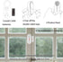 WiFi Door Window Sensor Alarm: WiFi Door Sensor with App Alerts, 120 dB Siren, Timed Arming and Disarming