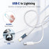 20W USB C Fast Charger Block with 6FT Type C Lightning Cable, USB Wall Charger Adapter for iPhone 14/13/12/11