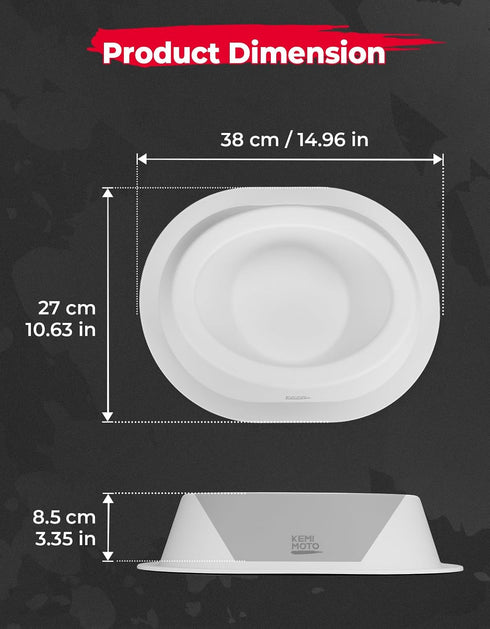 KEMIMOTO Pairs of 6x9 Speaker Pods - Universal Speaker Boxes Enclosures Compatible with UTV, RV, Car, Boat, Trunk,