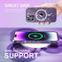 Choiche Magnetic Case for iPhone 14 Pro Max, Women Clear Glitter Bling Case, Compatible MagSafe