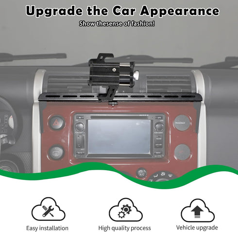 HAPPYHORSE Car Phone Stand for Toyota FJ Cruiser 2007-2021, Hands-Free Dashboard Multifunctional Phone Stand Accessories