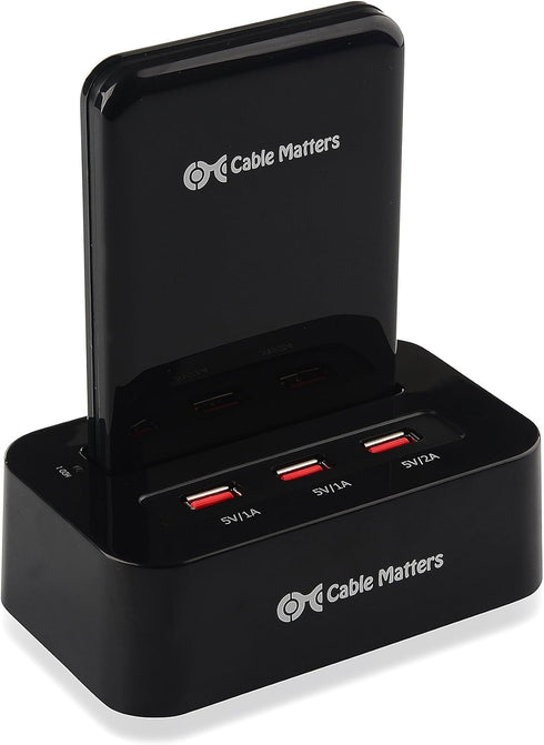 Cable Matters SuperSpeed USB 3.0 2.5 Inch SATA Hard Drive Docking Station with 3-Port