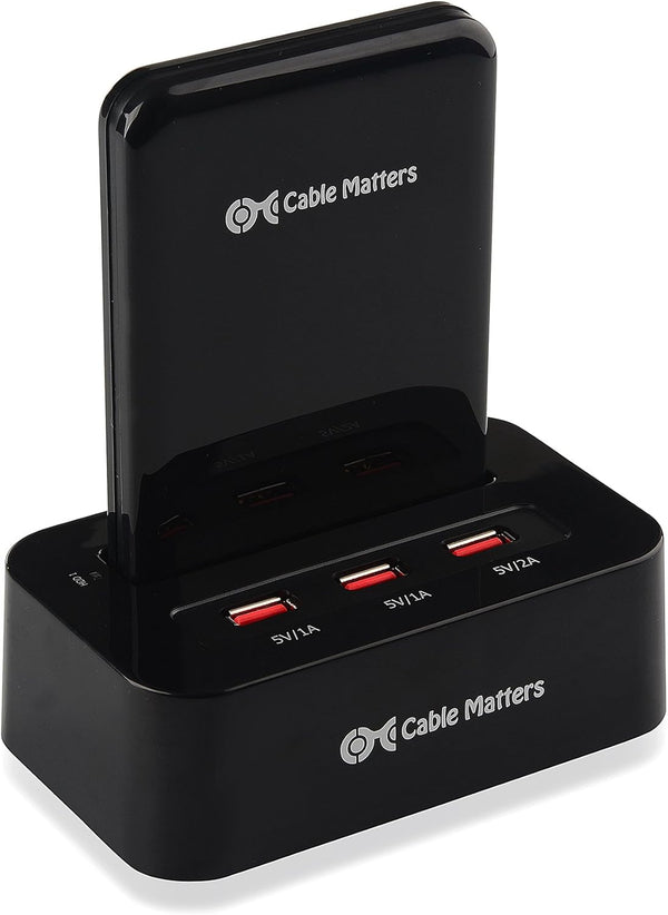 Cable Matters SuperSpeed USB 3.0 2.5 Inch SATA Hard Drive Docking Station with 3-Port
