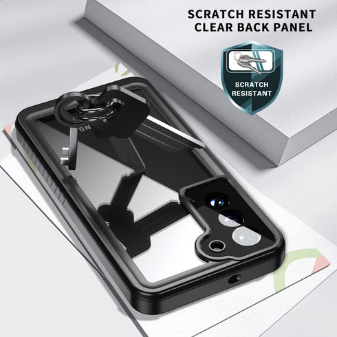 Samsung Galaxy S22 Case, Waterproof IP68 Certified, Dustproof Shockproof Rugged Phone Case