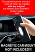 Phone Holder Foldable Stand, 360° Rotation Ring Holder for Cell Phones, Metal Grip for Magnetic Car Mount