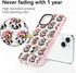 Rosarnnah 15 6.6 (6.1") for iPhone Case Cute - Durable Shockproof ft Drop Impact Phone Case - Funny Milk Cow Ducky