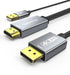 UANTIN Active HDMI to DisplayPort Cable (4K 60Hz,1080p@120Hz) 10FT Uni-Directional HDMI Source