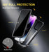 iPhone 14 Pro Max Privacy Case - Anti Peep, 9H Glass Screen Protector, Full Body Protection, MagSafe & Wireless Charger