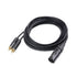Cable Matters Dual RCA to XLR Stereo Audio Splitter Cable - 10 ft / 3m in Black