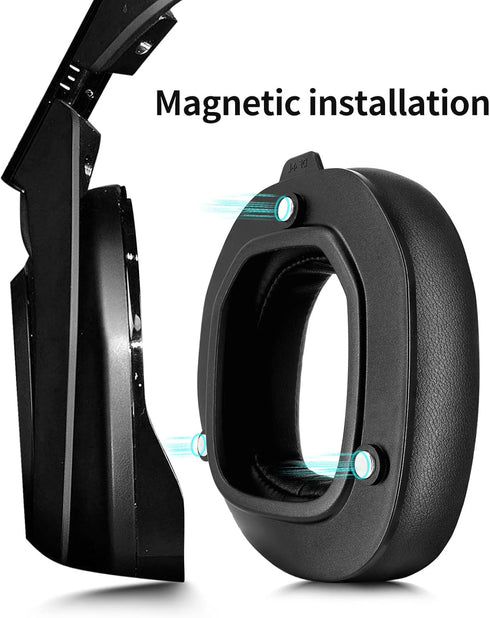 XBERSTAR Replacement Earpads for Logitech Astro A50 Gen 4 Headphones - Protein Leather Ear Cushions